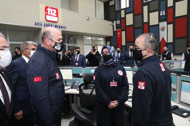 Türkiyede acil durumda tek numara 112