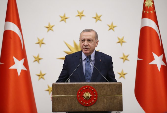 Cumhurbaşkanı Erdoğan,Türk Polis Teşkilatının kuruluş yıl dönümünü