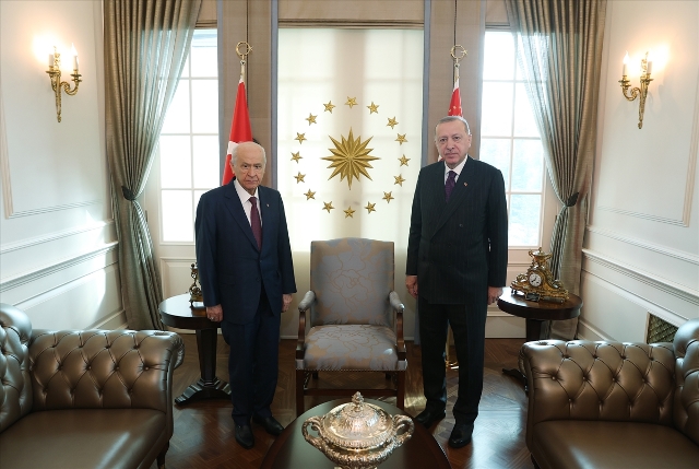Cumhurbaşkanı Erdoğan Bahçeli ile