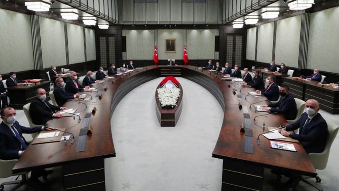 Kabine Cumhurbaşkanı Recep Tayyip Erdoğan başkanlığında yarın