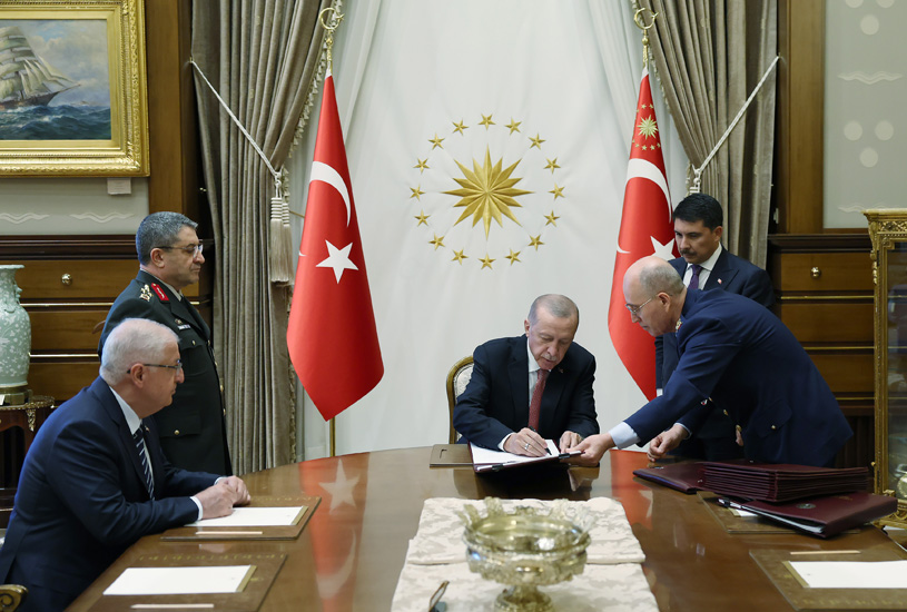 Cumhurbaşkanı Erdoğan, Yüksek Askerî Şûra kararlarını